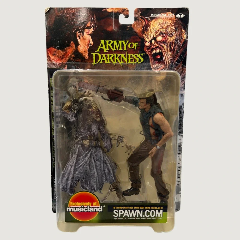 McFarlane Movie Maniacs 4 Army of Darkness Ash & Pit Witch 2-Pack Musicland Toys